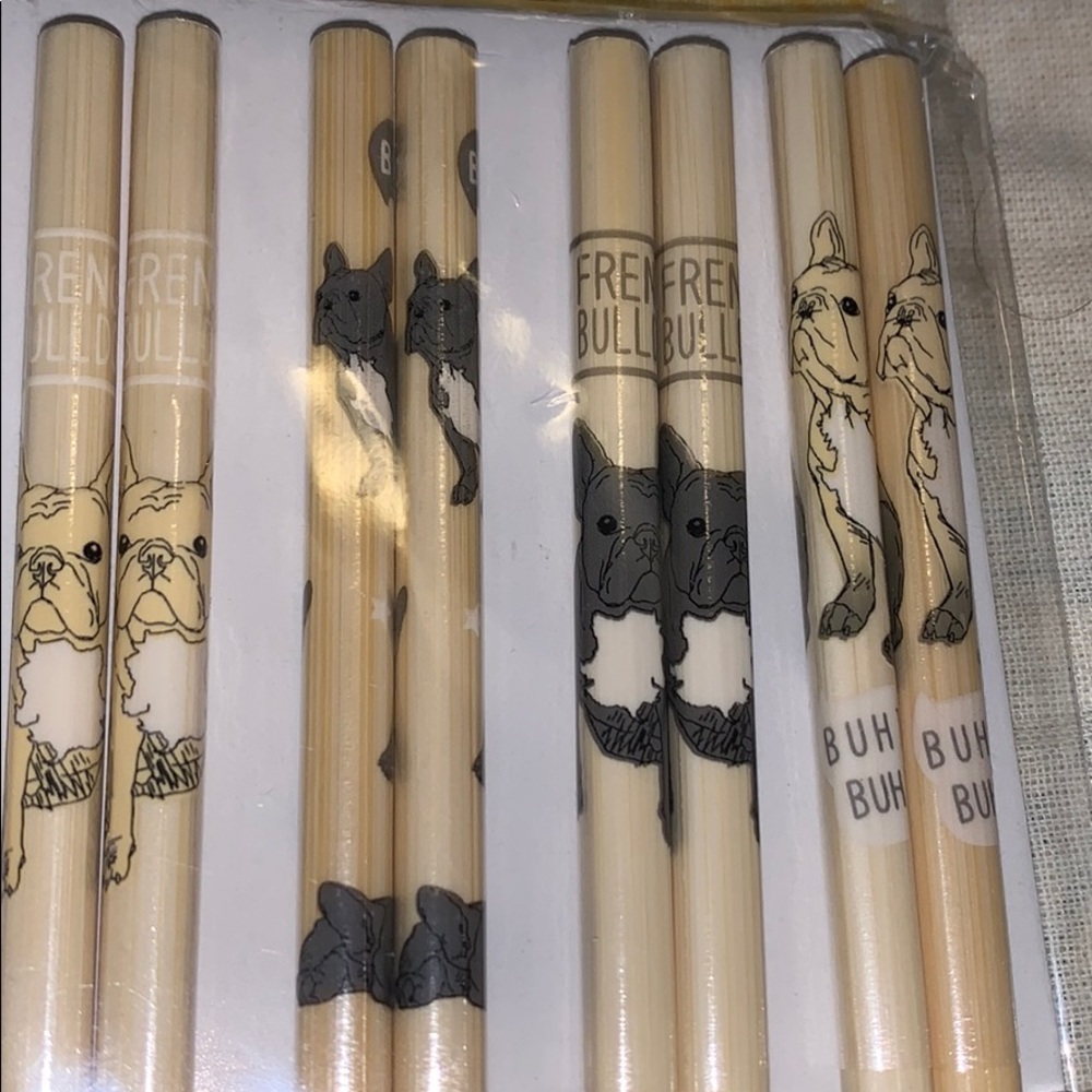 🎀 5x$25 🎀10 French Bulldog Chopsticks!! 5 Pairs! - Picture 4 of 8